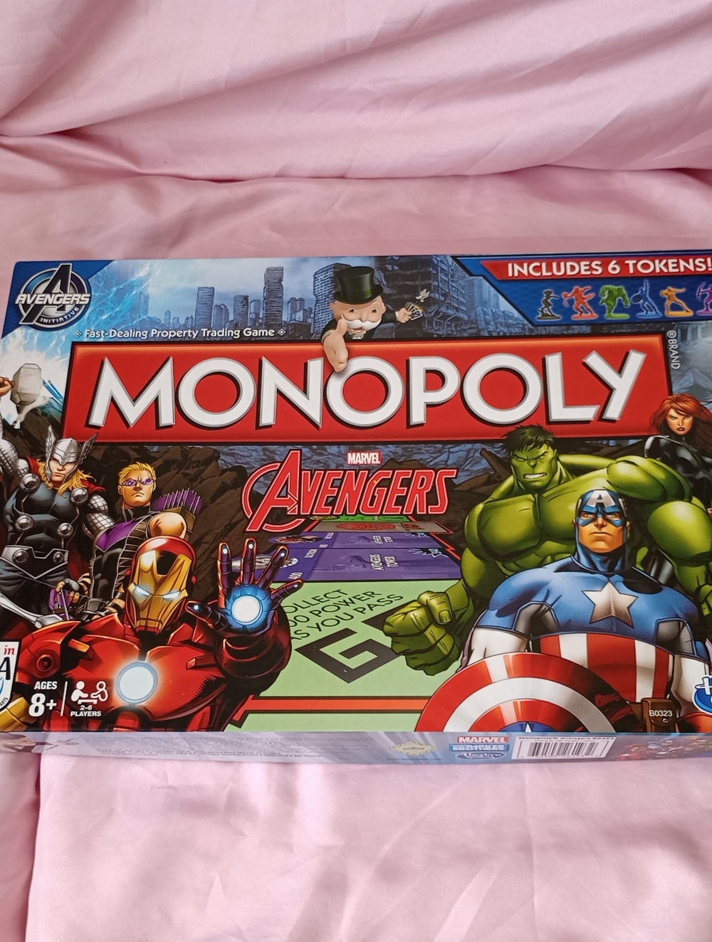 Marvel Avengers Monopoly Board Game - 2014 Hasbro - Complete